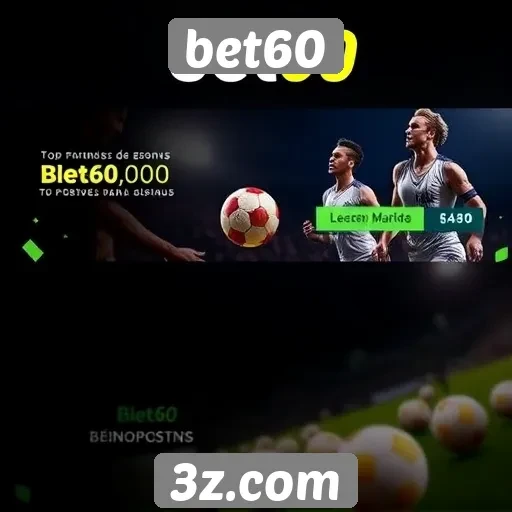 Promos e bônus oferecidos pelo site bet60